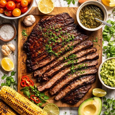 Image of Grilled Garlic Flank Steak