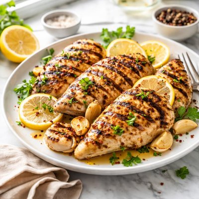 Image of Grilled Garlic Lemon Chicken