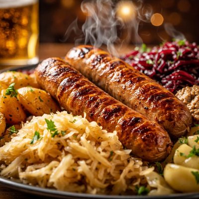Image of Grilled German Dinner