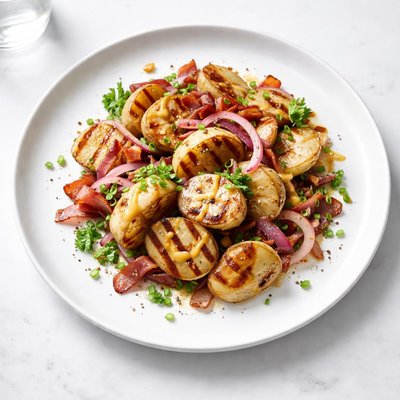 Image of Grilled German Potato Salad