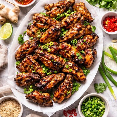Image of Grilled Ginger Chicken Wings