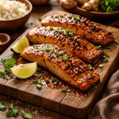 Image of Grilled Ginger Salmon