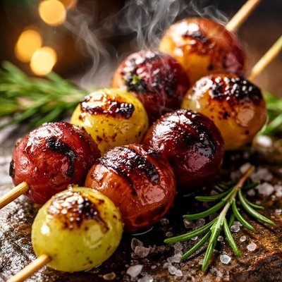 Image of Grilled Grapes