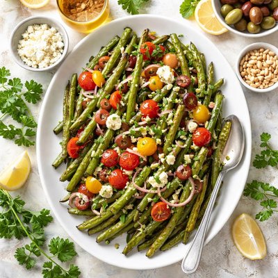 Image of Whole30 Grilled Green Beans