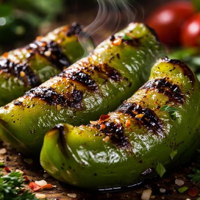 Image of Grilled Green Bell Pepper
