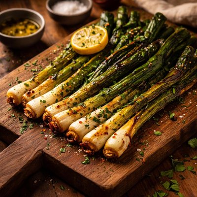Image of Grilled Green Onions