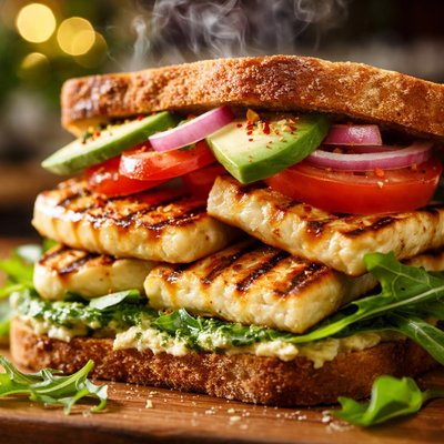 Image of Grilled Halloumi Sandwich