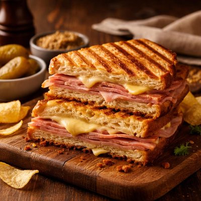 Image of Grilled Ham Panini
