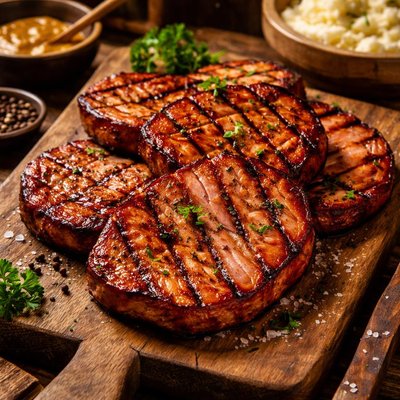 Image of Grilled Ham Steaks