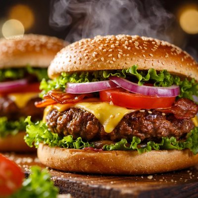 Image of Grilled Hamburgers