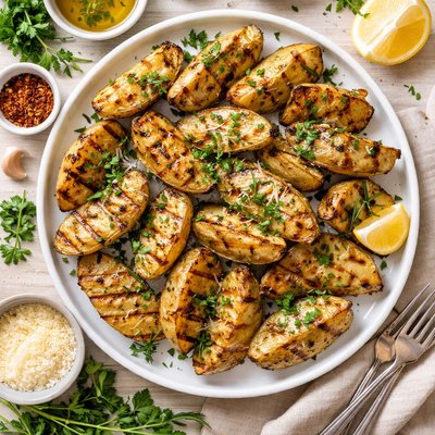 Image of Grilled Herbed Potatoes