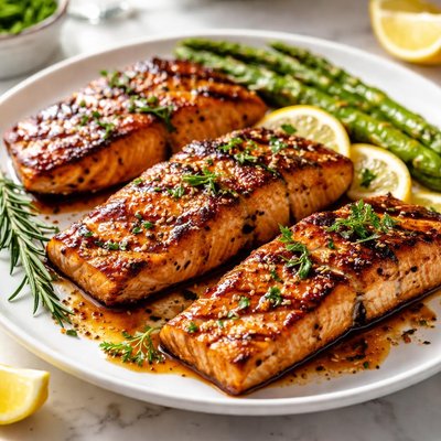 Image of Grilled Honey Balsamic Salmon