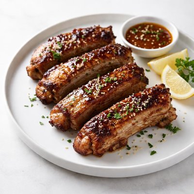 Image of Grilled Honey Garlic Ribs
