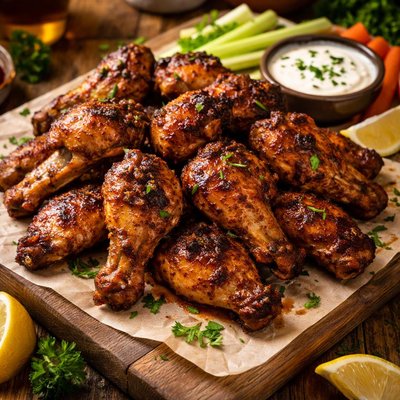 Image of Grilled Hot Wings