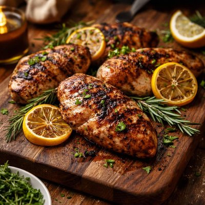 Image of Grilled Lemon Rosemary Chicken