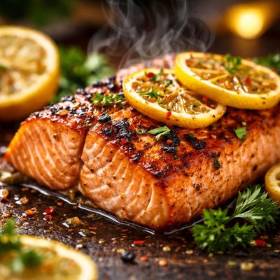 Image of Grilled Lemon Salmon