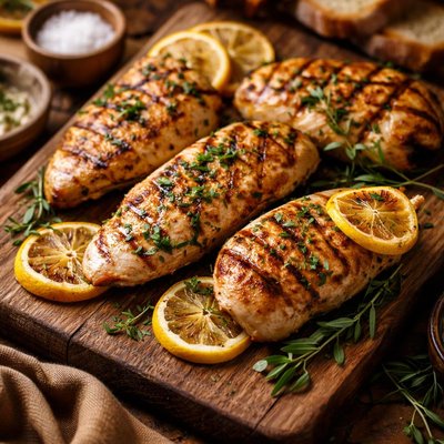 Image of Grilled Lemon Tarragon Chicken