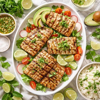 Image of Grilled Mahi Mahi with Mojito Marinade