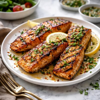 Image of Grilled Marinated Salmon