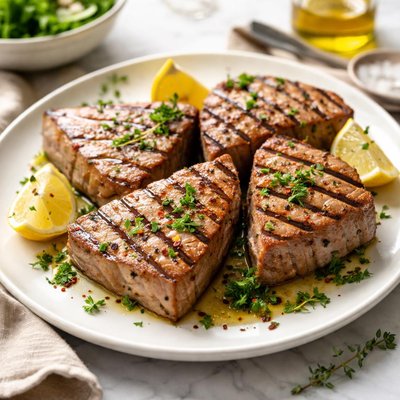 Image of Grilled Marinated Tuna Steaks