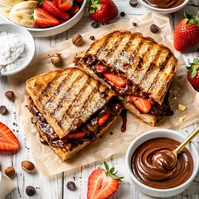 Image of Grilled Nutella Sandwich