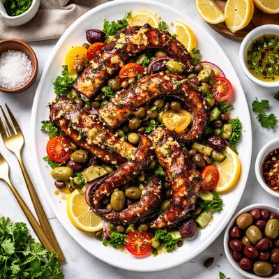 Image of Whole30 Grilled Octopus