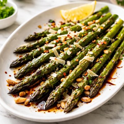 Image of Grilled or Roasted Asparagus with Balsamic
