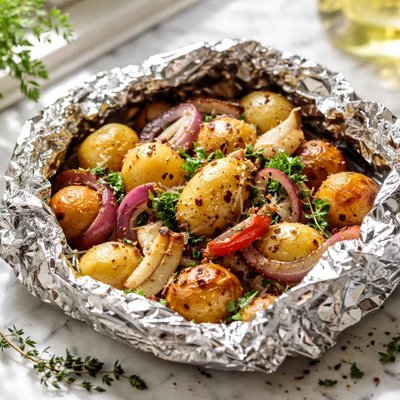 Image of Grilled Packet Potatoes