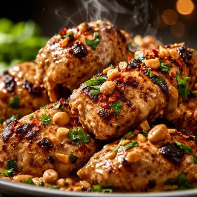 Image of Grilled Peanut Butter Chicken