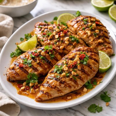 Image of Grilled Peanut Lime Chicken