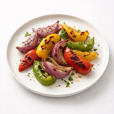 Image of Grilled Peppers and Onions