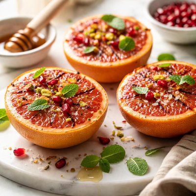Image of Grilled Pink Grapefruit