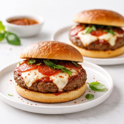 Image of Grilled Pizza Burgers