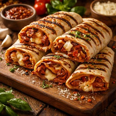 Image of Grilled Pizza Wraps