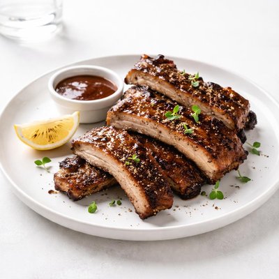 Image of Grilled Pork Baby Back Ribs