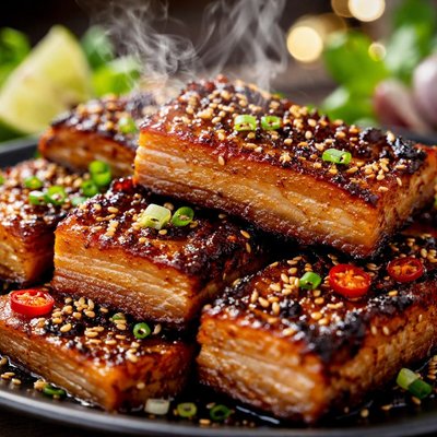 Image of Vegan Grilled Pork Belly