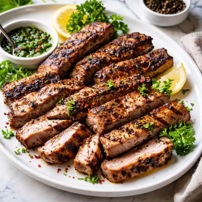 Image of Whole30 Grilled Pork Strips
