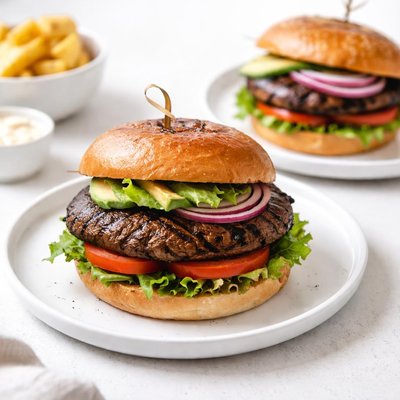 Image of Grilled Portabella Mushroom Burgers