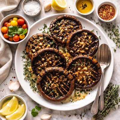 Image of Grilled Portabella with Thyme Garlic