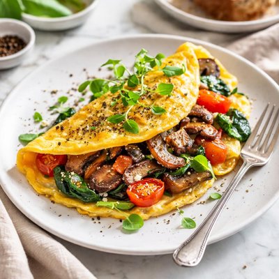 Image of Grilled Portobello Omelette
