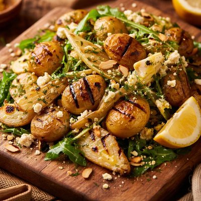 Image of Grilled Potato and Fennel Salad