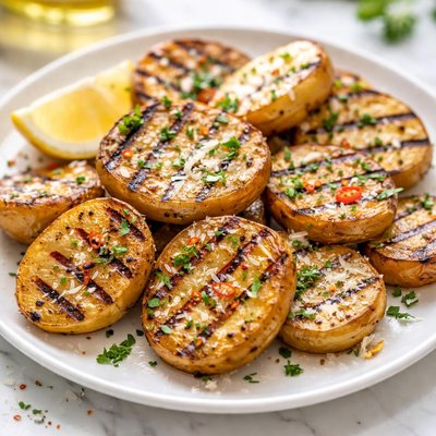Image of Grilled Potato Slices
