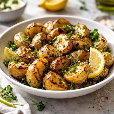 Image of Grilled Potatoes with Herbs