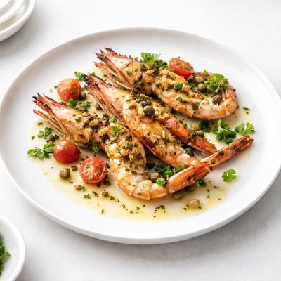 Image of Grilled Prawns Italiano