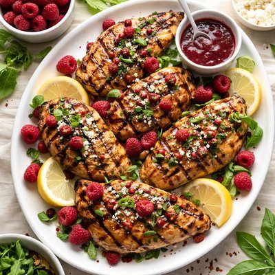 Image of Grilled Raspberry Chicken