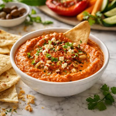 Image of Grilled Red Bell Pepper Dip
