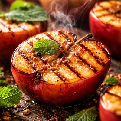 Image of Grilled Red Hot Apples