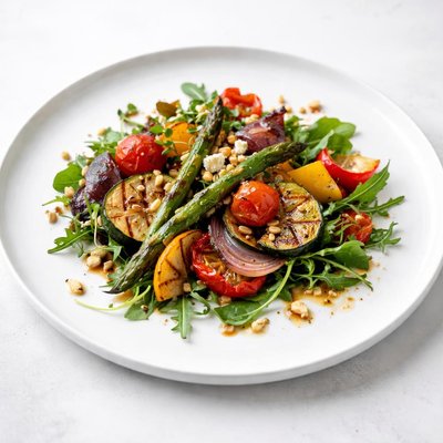 Image of Grilled Roasted Vegetable Salad