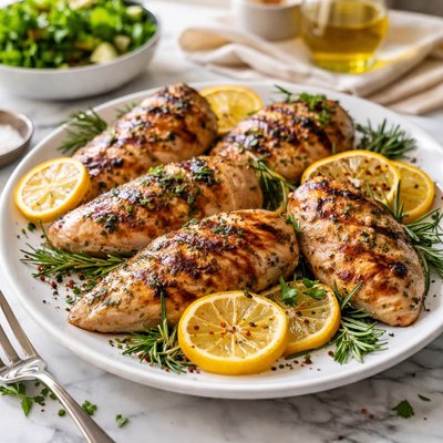Image of Grilled Rosemary and Lemon Chicken