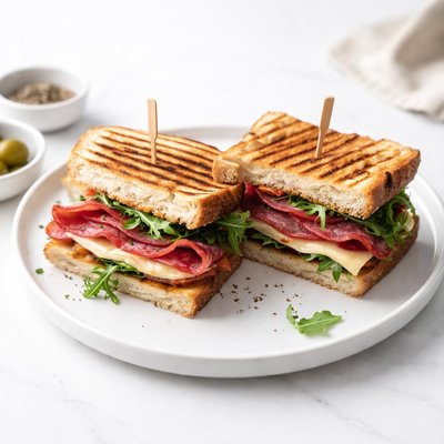 Image of Grilled Salami Sandwiches